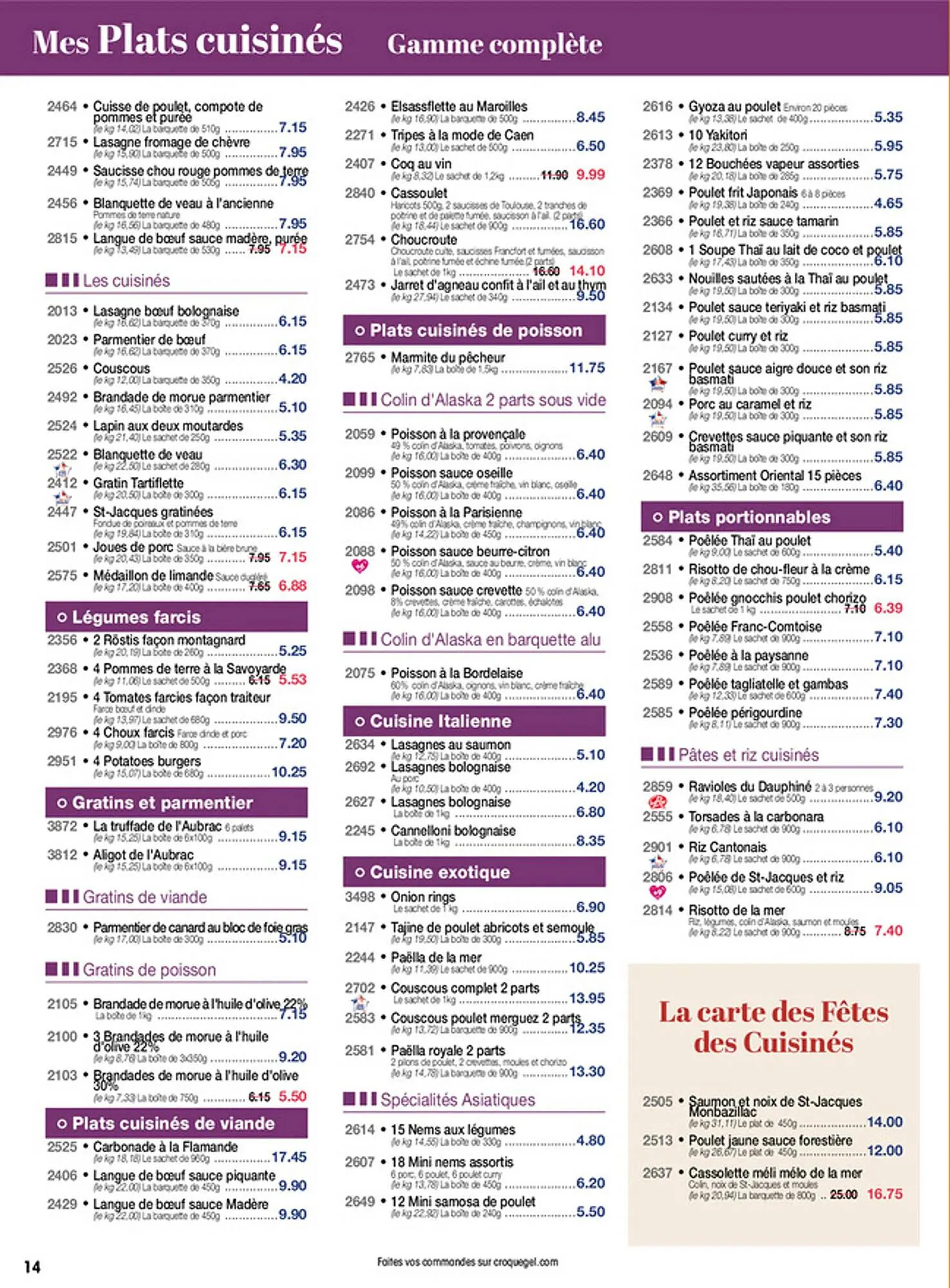 Catalogue Croque Gel du 20 octobre au 16 novembre 2025 - Catalogue page 14