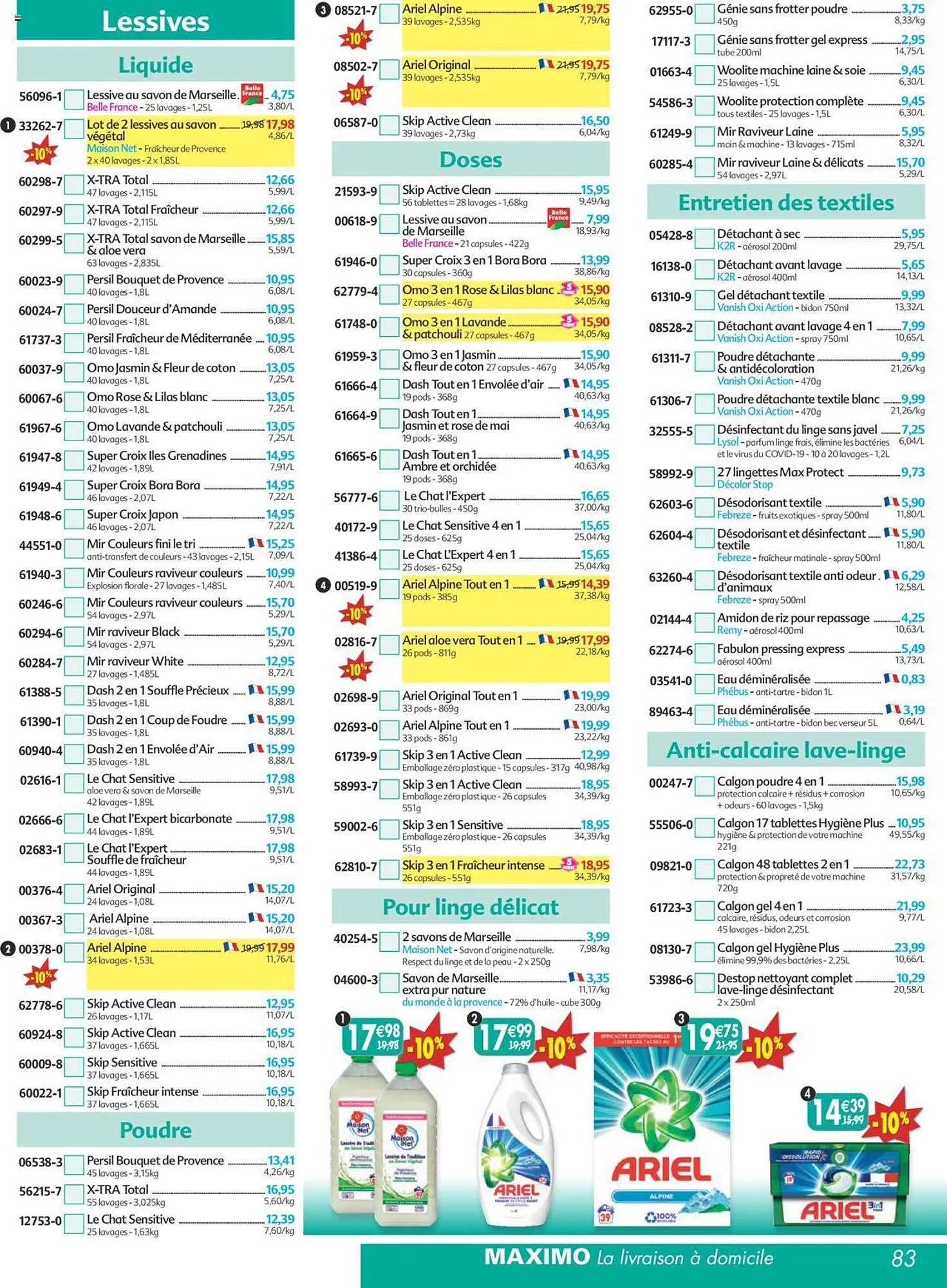 Catalogue Maximo du 19 janvier au 25 février 2024 - Catalogue page 83