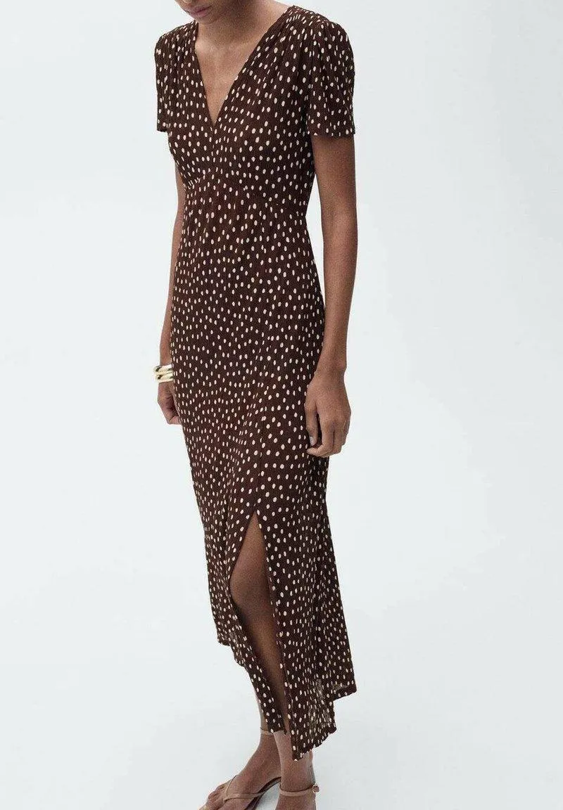 POMI - Robe de jour - hnědá