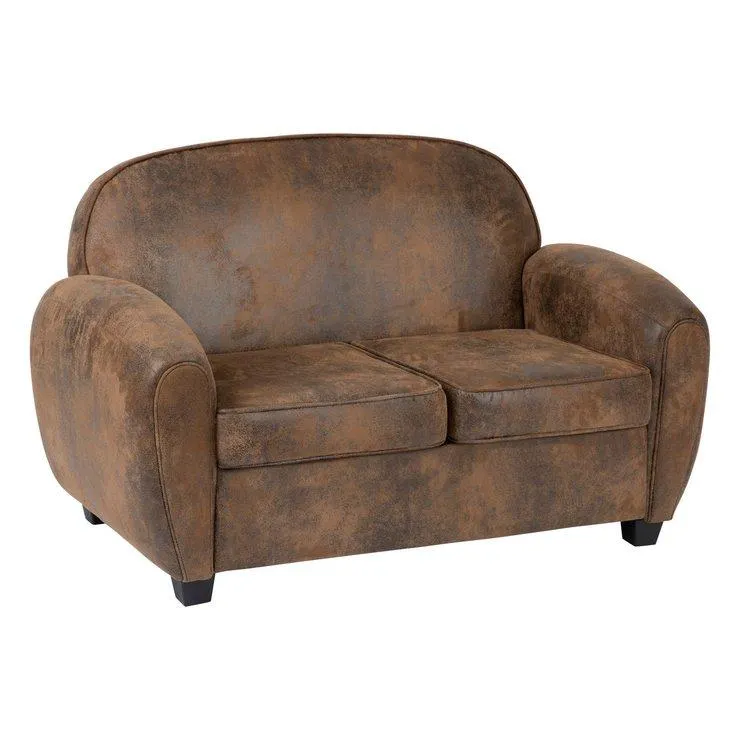 BANQUETTE CLUB STANIS 2 PLACES MARRON