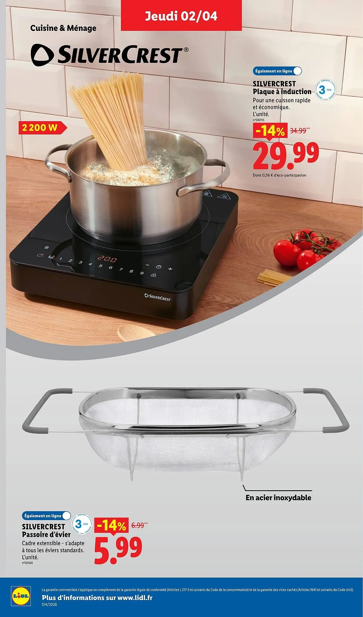 Catalogue Lidl du 2 avril au 8 avril 2026 - Catalogue page 32