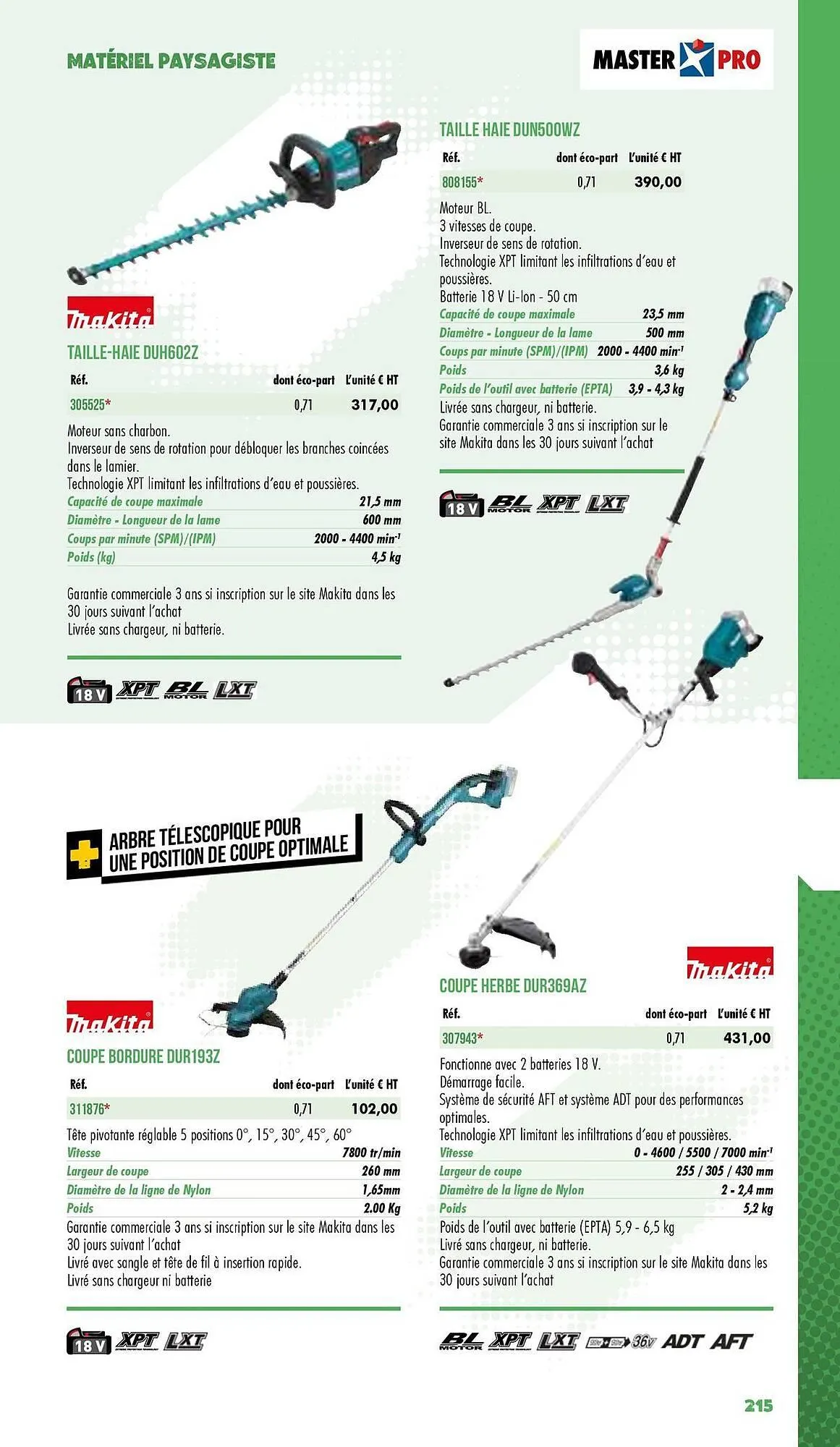 Catalogue Master Pro du 3 janvier au 31 décembre 2025 - Catalogue page 217