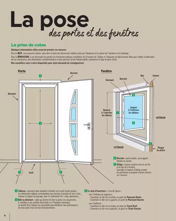 Menuiserie Extérieures 2025 du 1 janvier au 31 décembre 2025 - Catalogue page 8