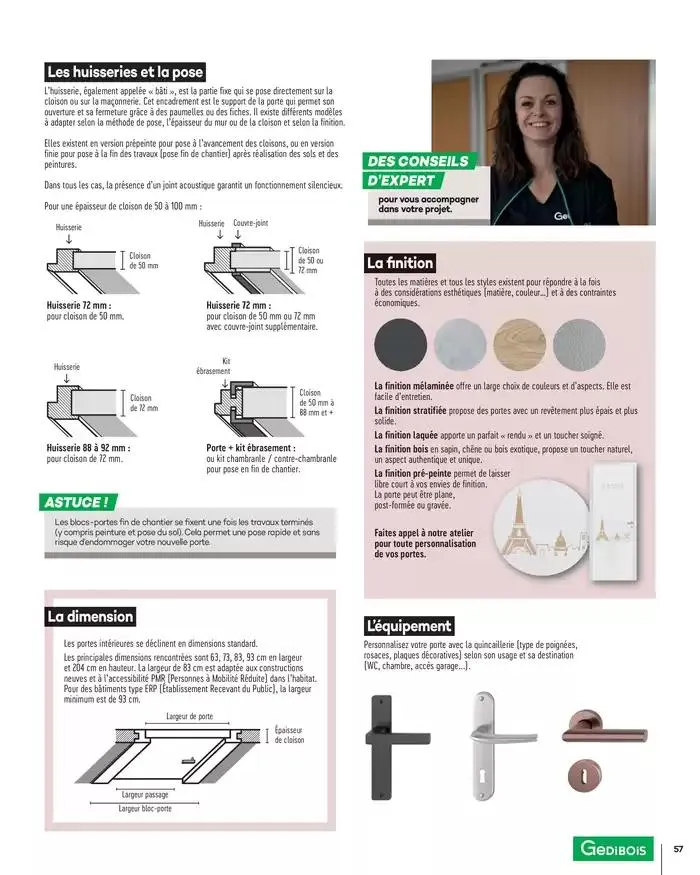 Aménagents Intérieurs 2025 du 1 janvier au 31 décembre 2025 - Catalogue page 57