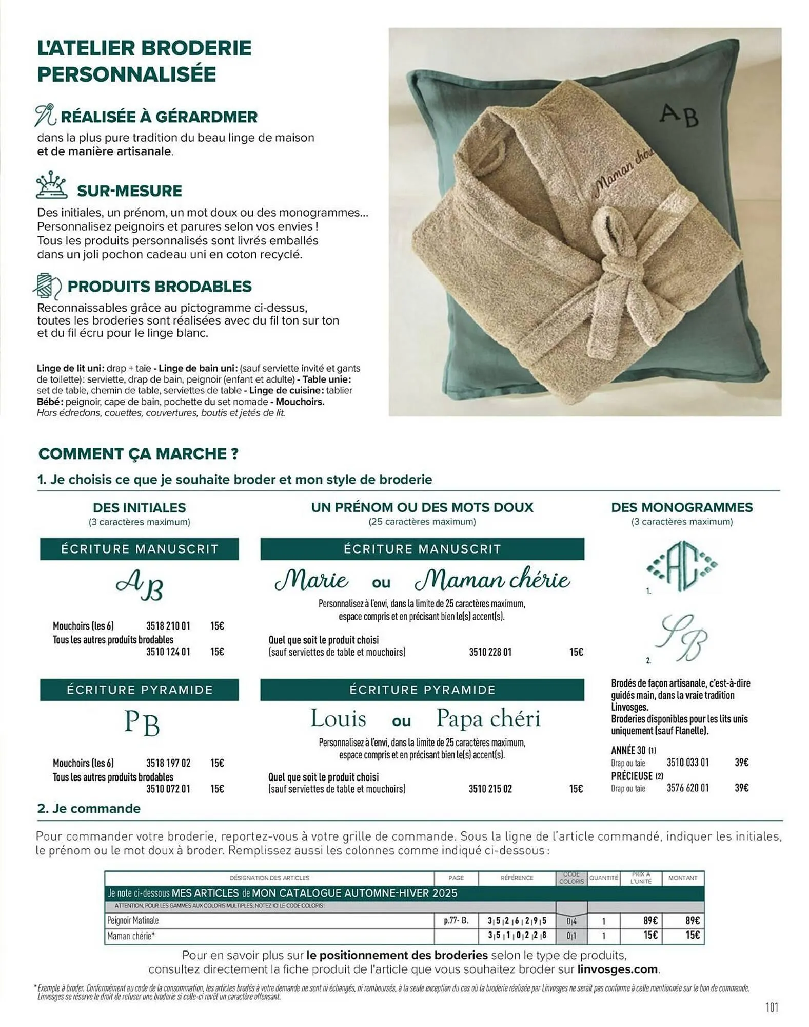 Catalogue Linvosges du 1 septembre au 28 février 2026 - Catalogue page 103