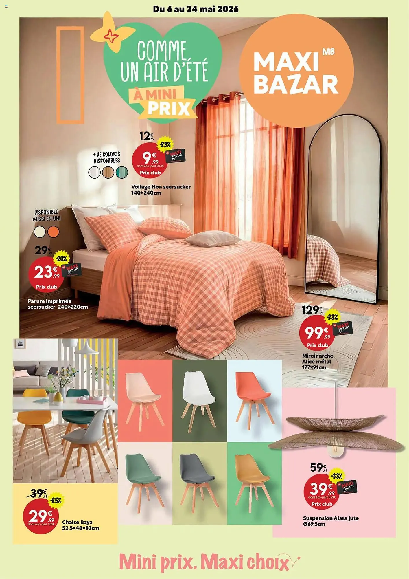 Catalogue Maxi Bazar du 6 mai au 24 mai 2026 - Catalogue page 1