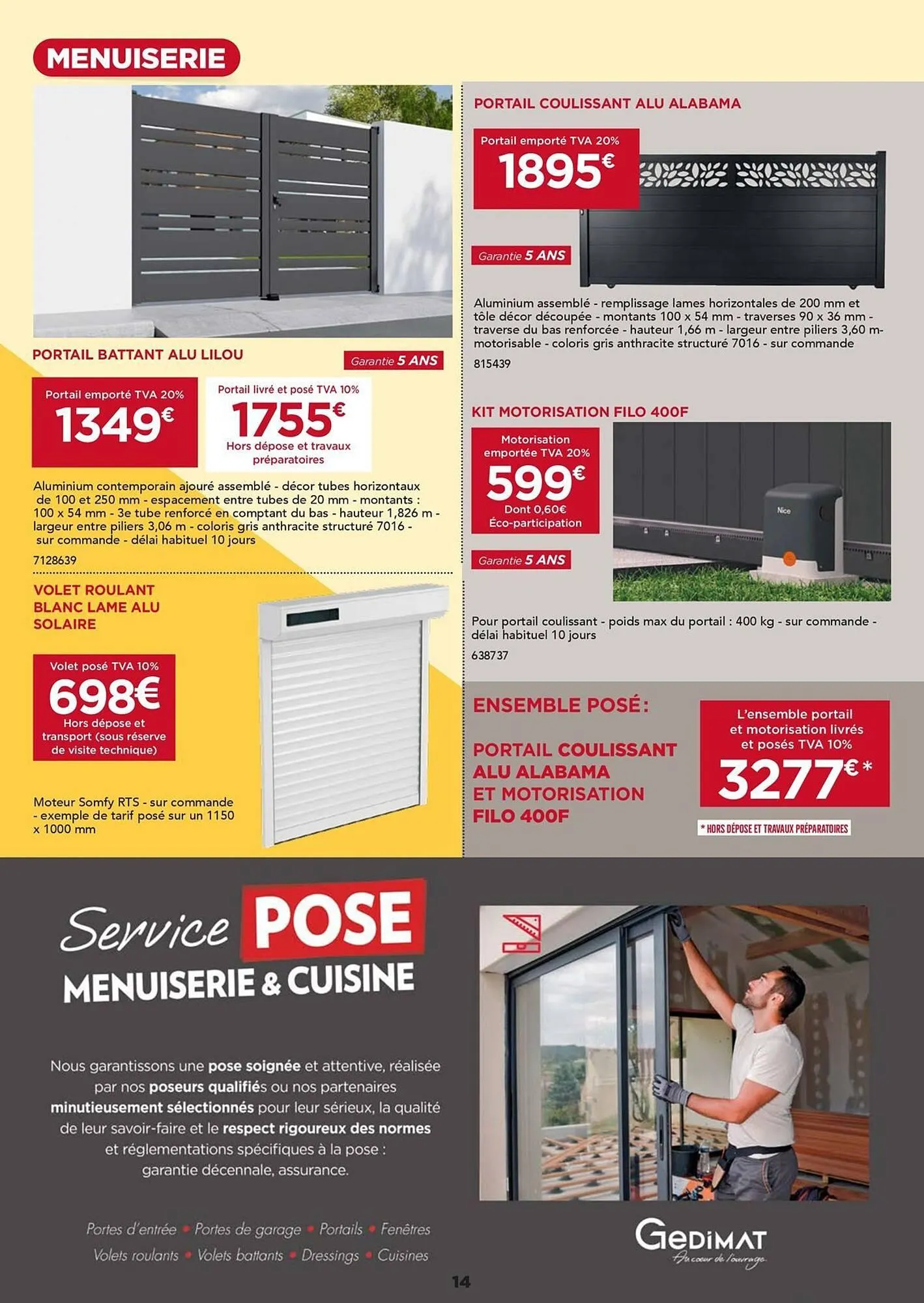 Catalogue Gedimat du 1 juillet au 20 août 2025 - Catalogue page 14