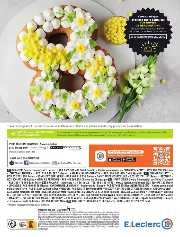 CARTE TRAITEUR PERMANENTE - MIXTE du 9 mai au 31 décembre 2025 - Catalogue page 44