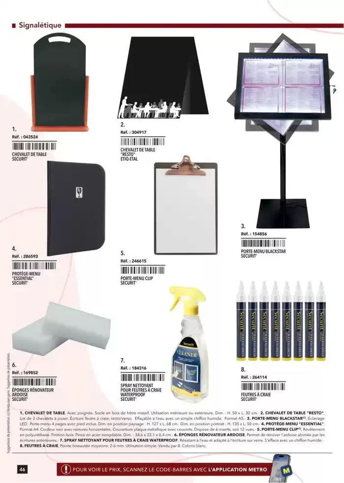 Metro #Terrasse édition 2025 du 30 janvier au 1 juillet 2025 - Catalogue page 46