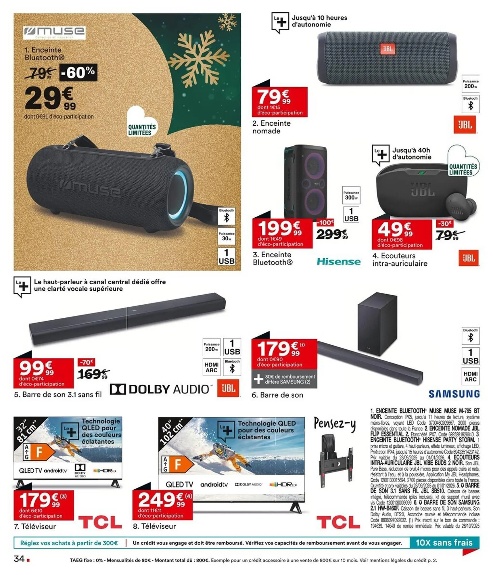 Catalogue BUT du 28 octobre au 1 janvier 2026 - Catalogue page 34