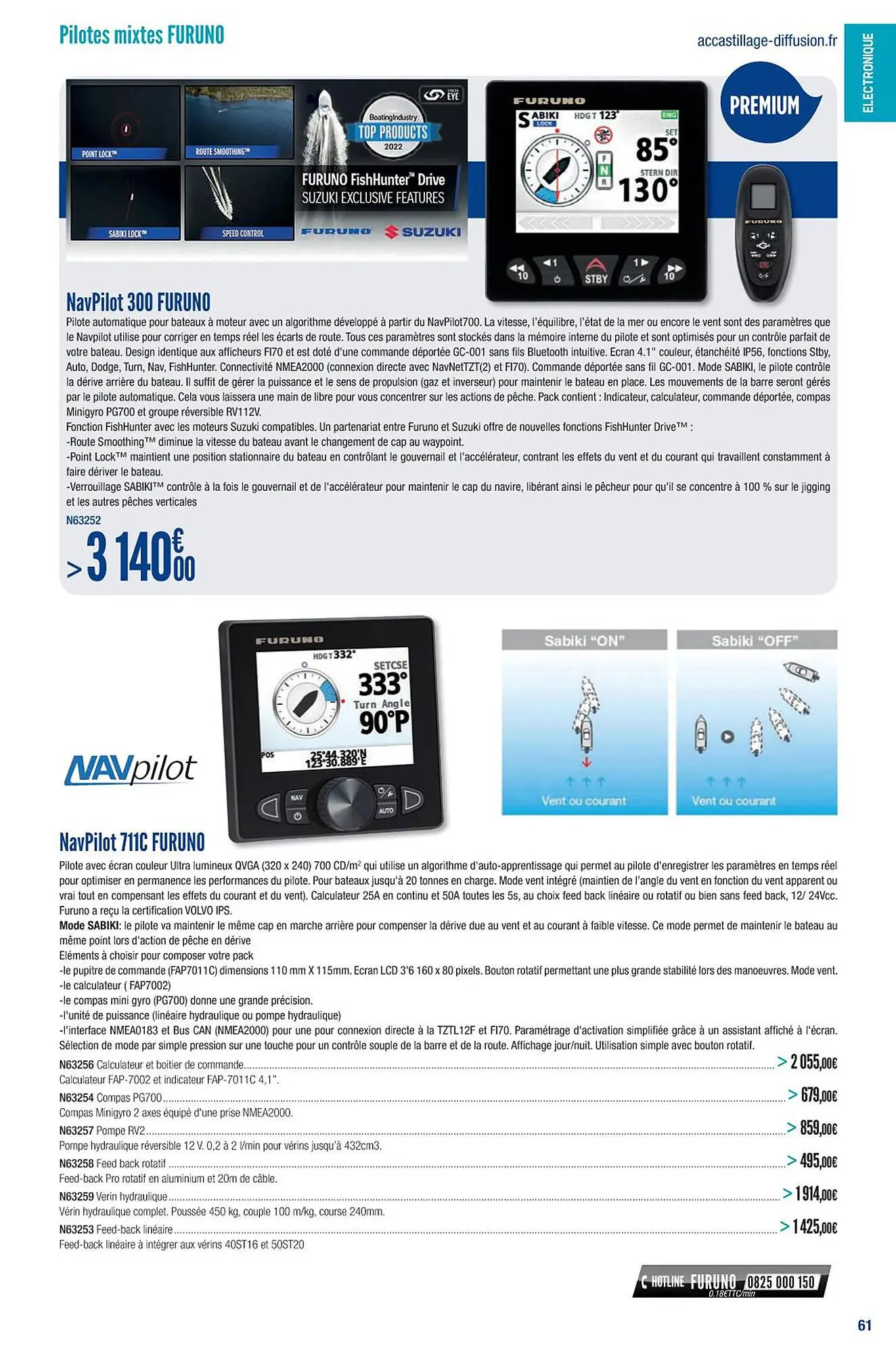 Catalogue Accastillage Diffusion du 1 mars au 31 décembre 2023 - Catalogue page 63