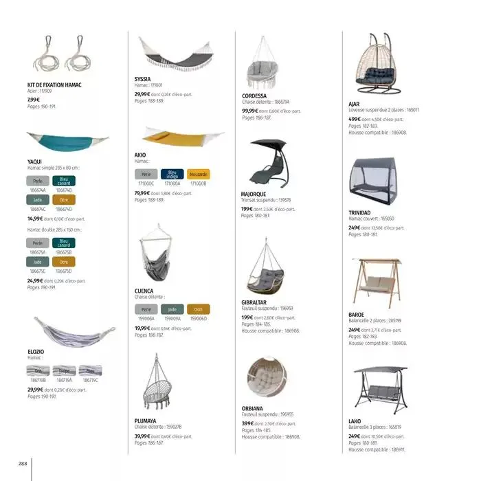 Catalogue Hespéride 2025 du 5 février au 31 décembre 2025 - Catalogue page 288