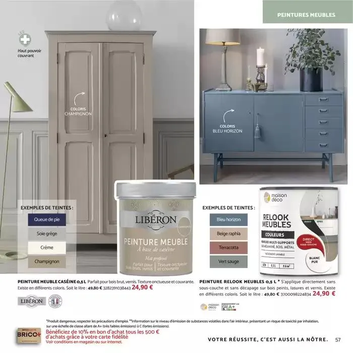 Le guide Projets intérieurs 2025 du 12 février au 12 avril 2025 - Catalogue page 57