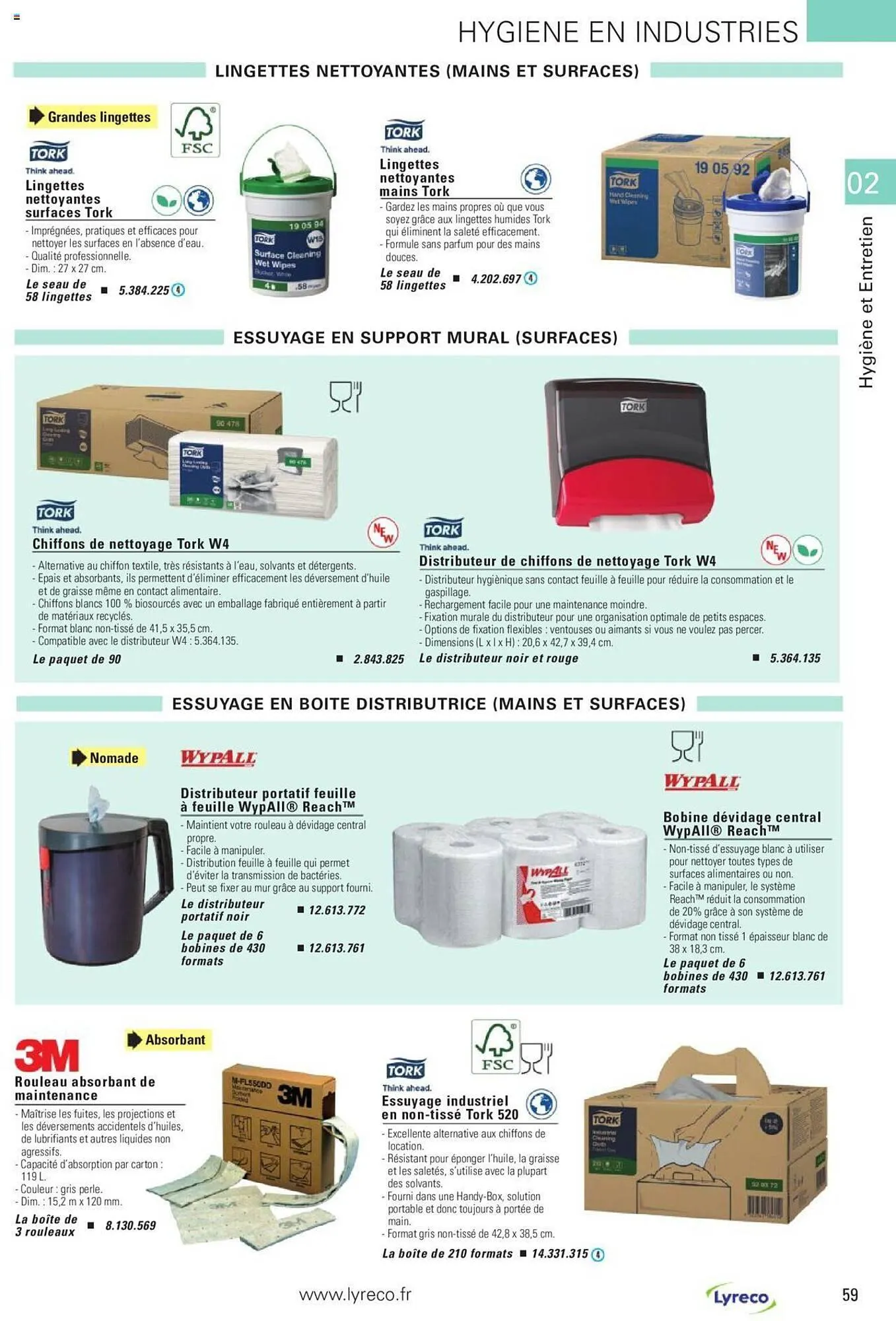 Catalogue Lyreco du 15 mai au 31 décembre 2023 - Catalogue page 59