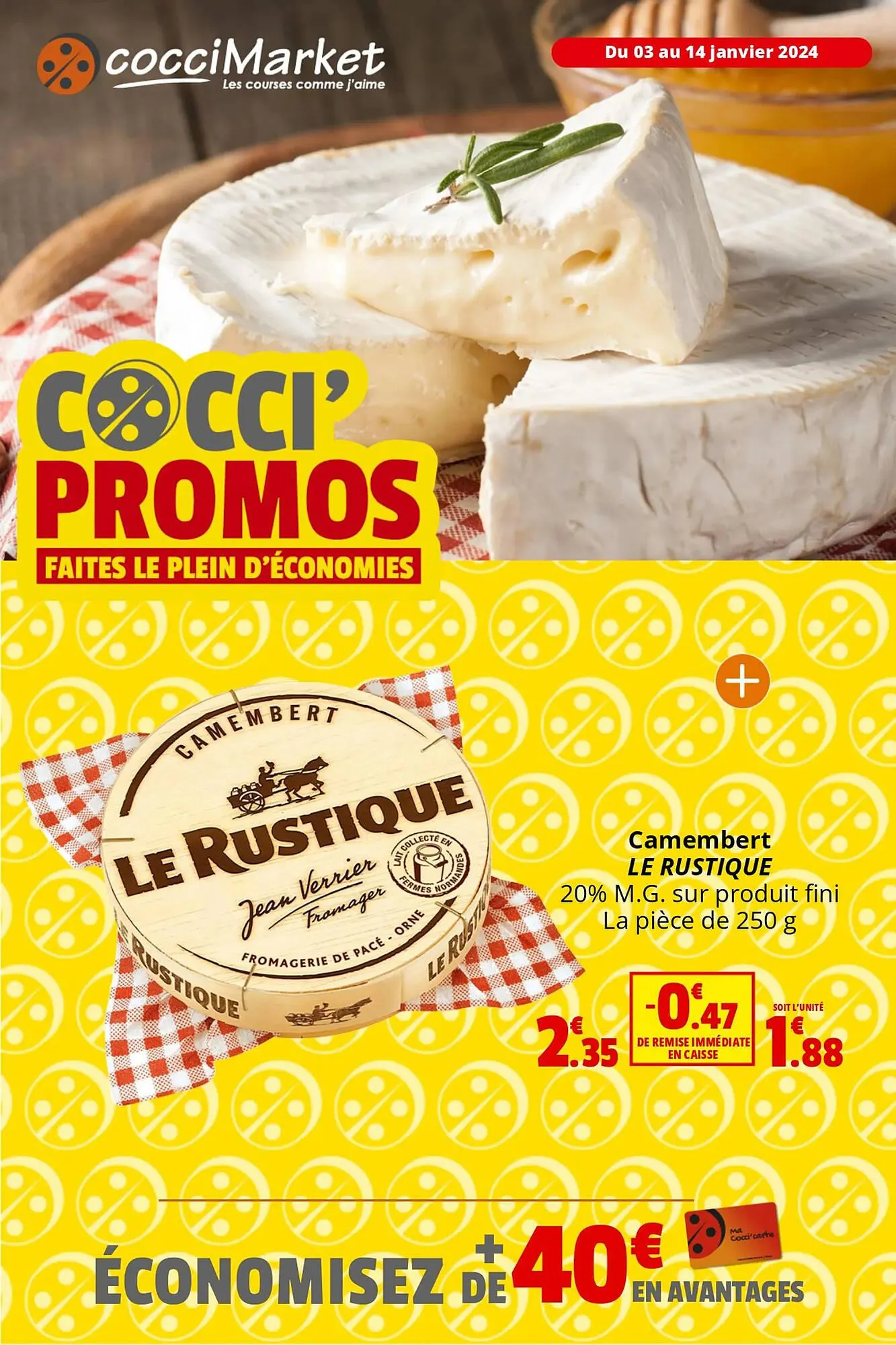 Catalogue Coccimarket du 3 janvier au 14 janvier 2024 - Catalogue page 