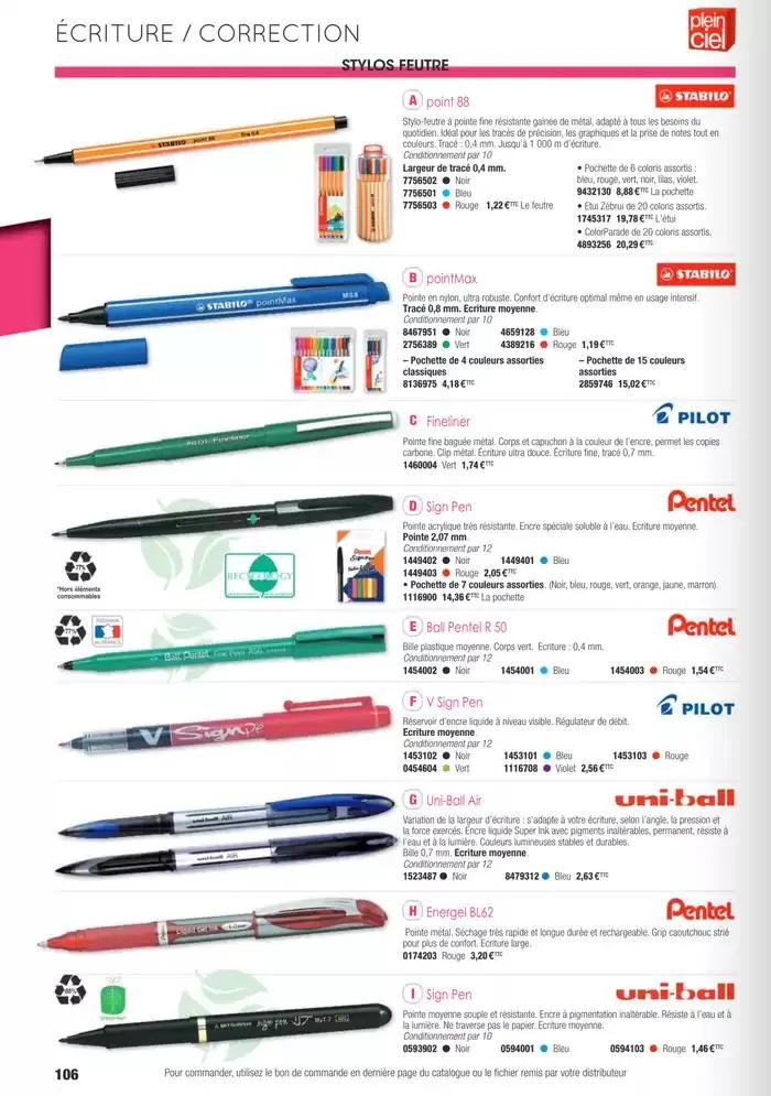 Écoles et loisirs 2025 du 1 janvier au 31 décembre 2025 - Catalogue page 106