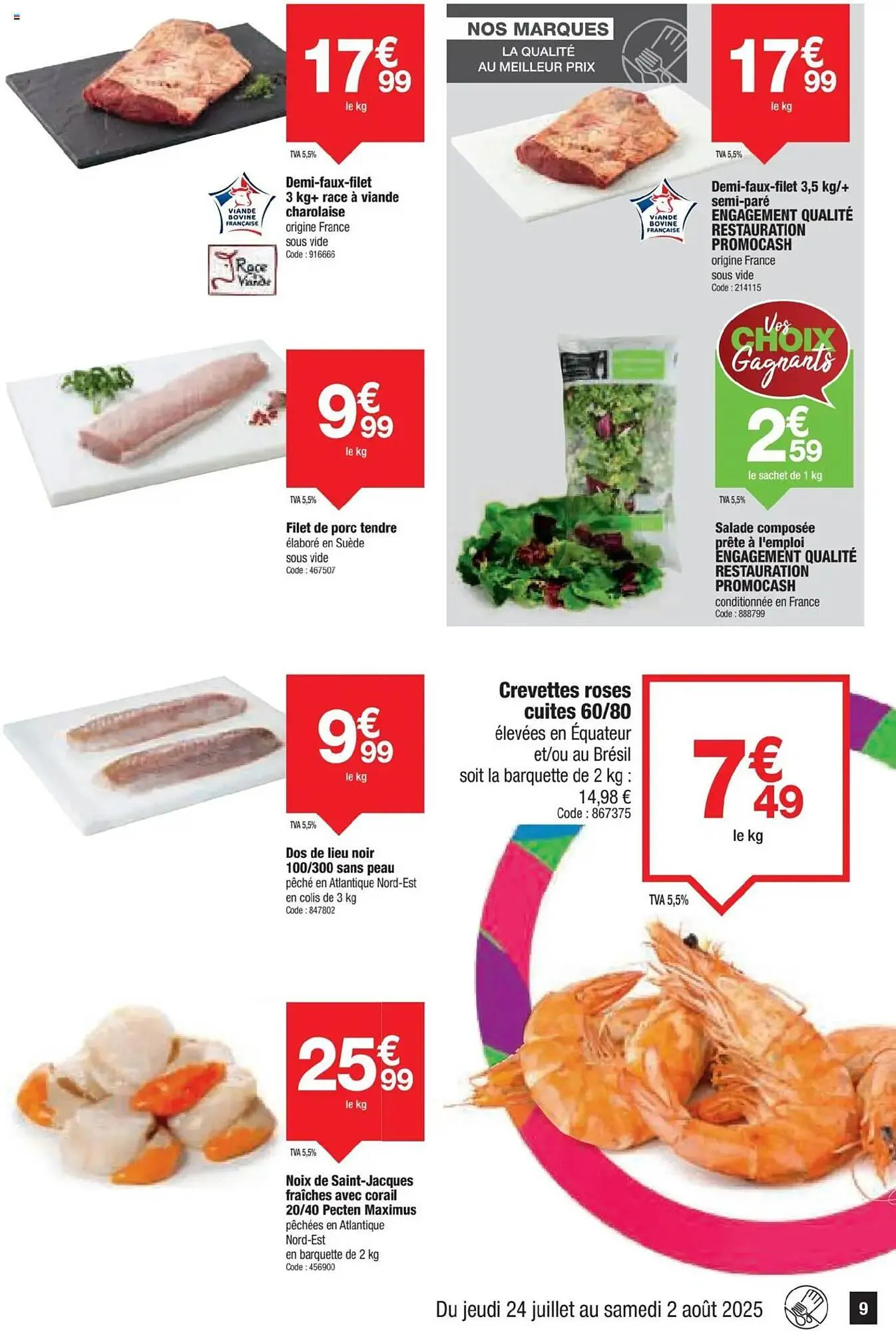 Catalogue Promocash du 24 juillet au 2 août 2025 - Catalogue page 9