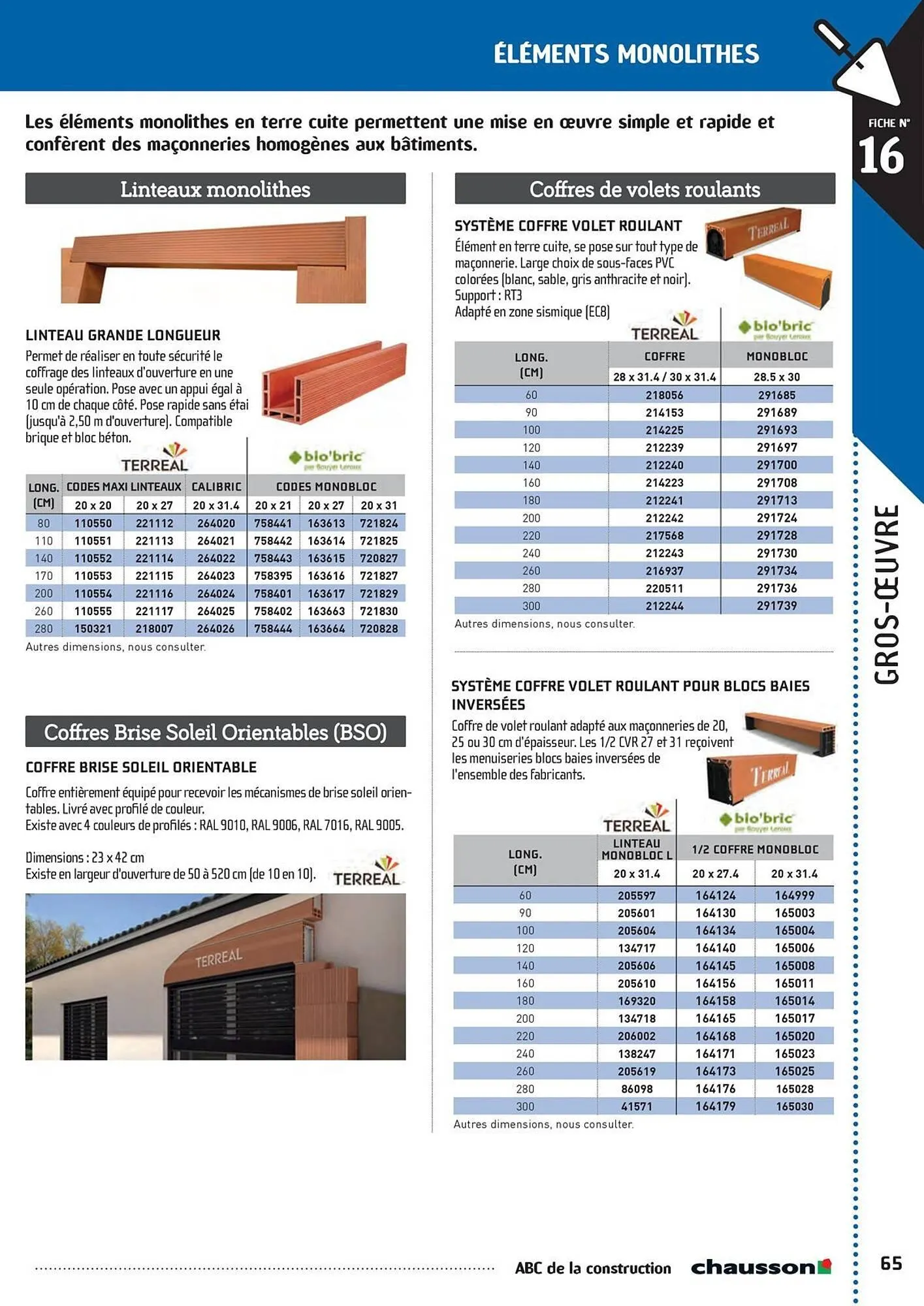 Catalogue Chausson Matériaux du 2 mai au 31 décembre 2025 - Catalogue page 67