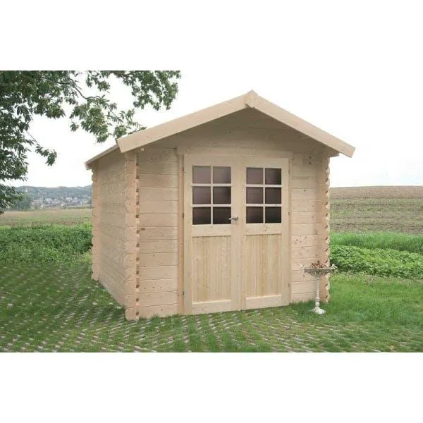 Solid Abri Jardin Bois "nimes" 28mm 4.60m²