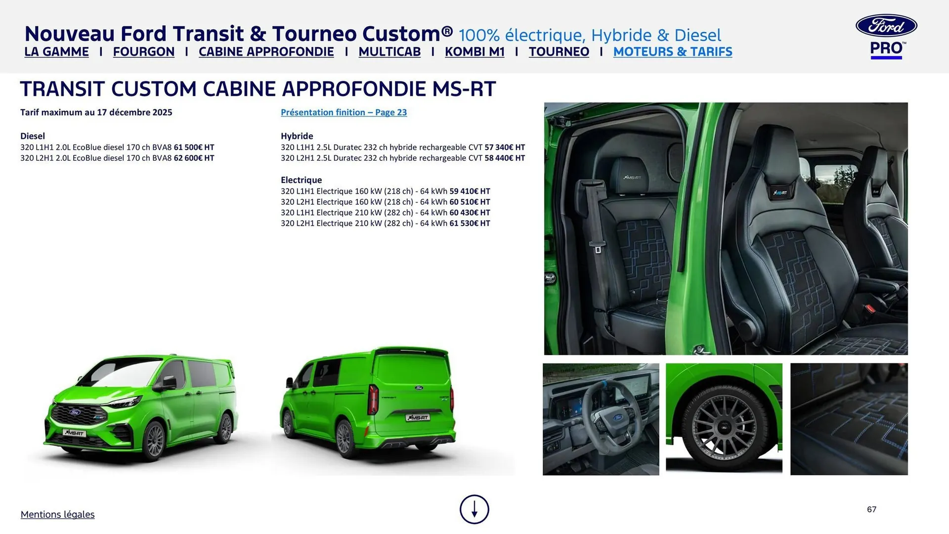 Catalogue Ford du 2 février au 31 décembre 2026 - Catalogue page 67