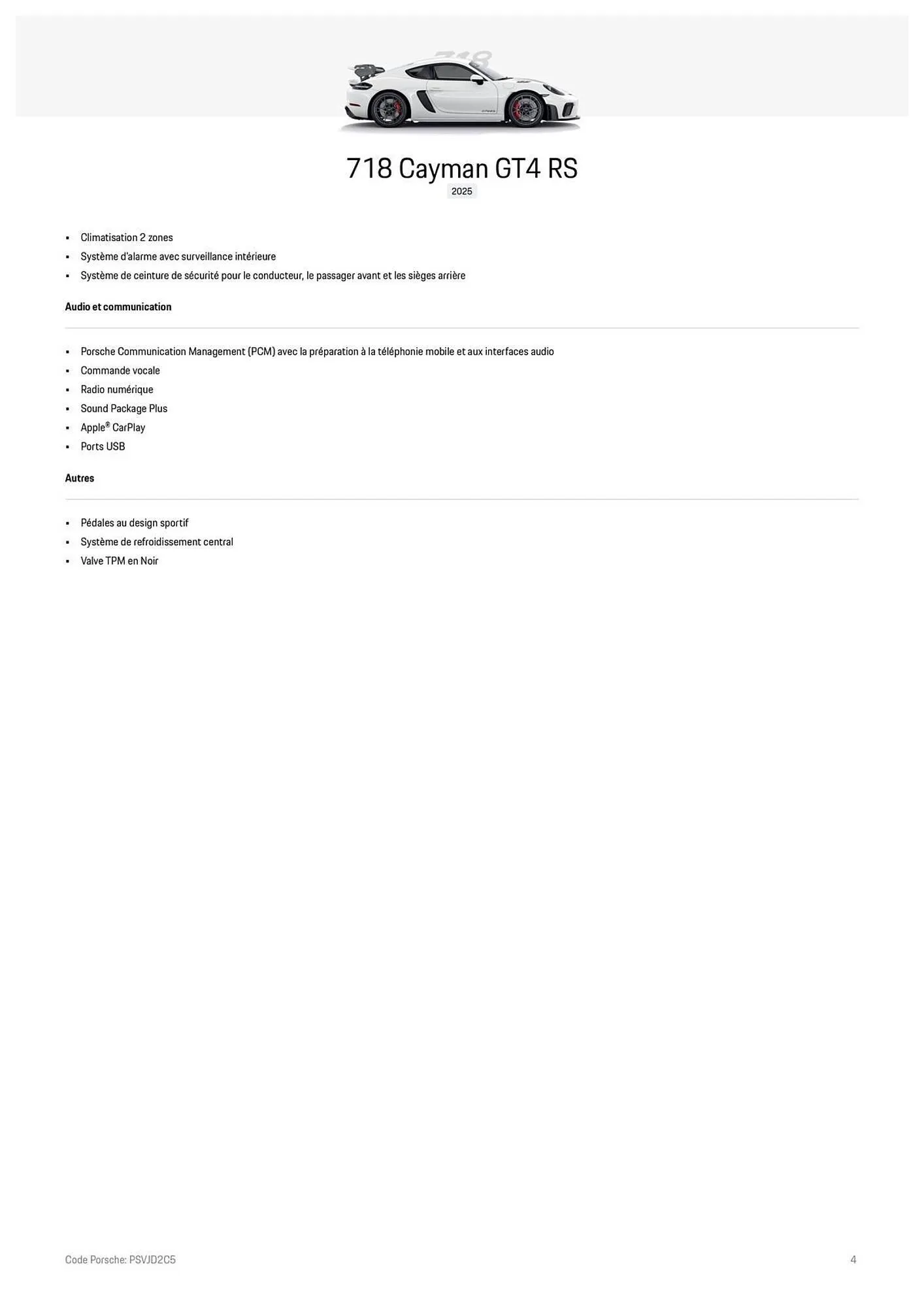 Catalogue Porsche du 4 juin au 31 janvier 2026 - Catalogue page 4