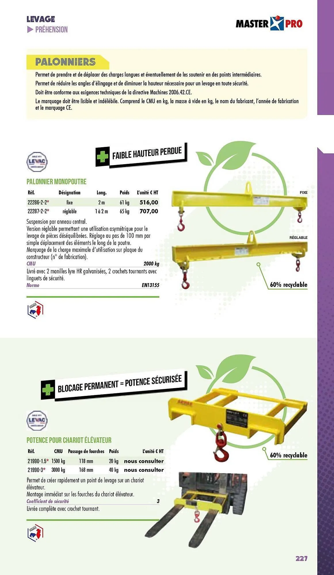 Catalogue Master Pro du 3 janvier au 31 décembre 2025 - Catalogue page 229