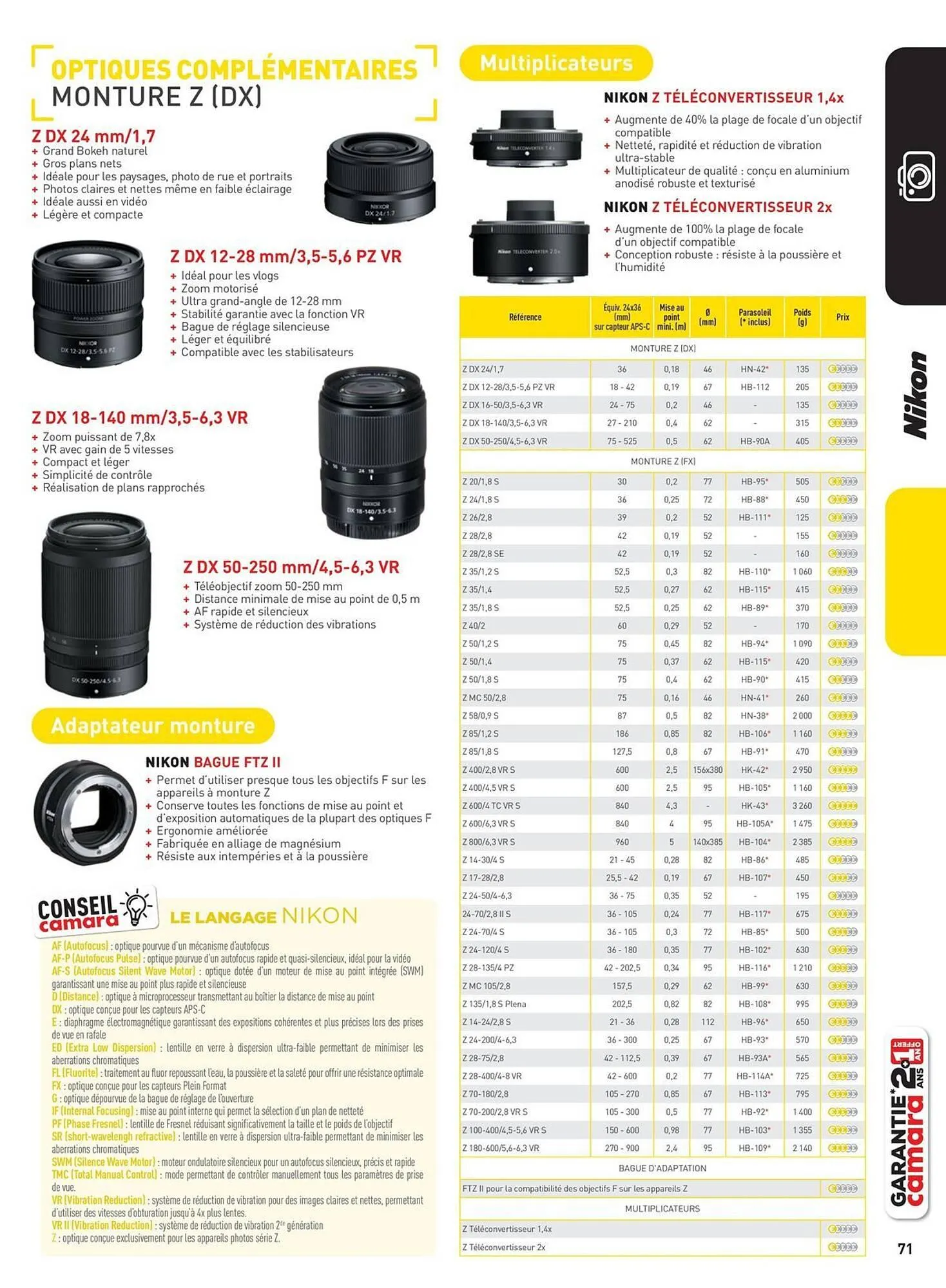 Catalogue Camara du 6 janvier au 31 décembre 2026 - Catalogue page 71