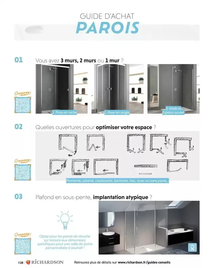 SALLE DE DE BAINS ET CARRELAGE 2025 du 11 avril au 31 décembre 2025 - Catalogue page 130