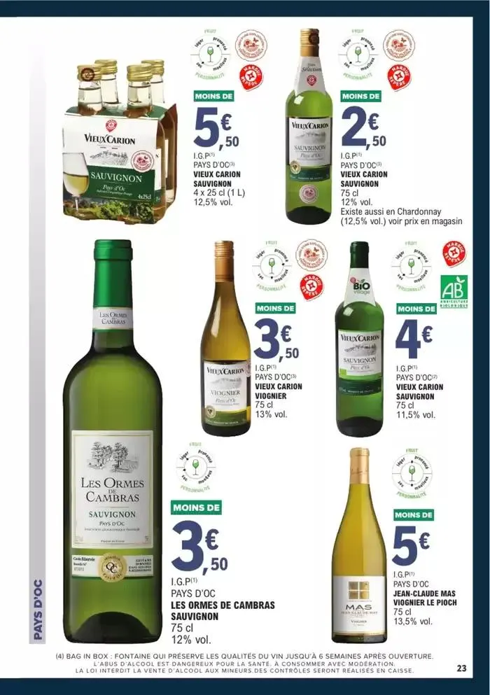 GUIDES DES VINS 2024/2025 du 1 avril au 31 décembre 2025 - Catalogue page 43