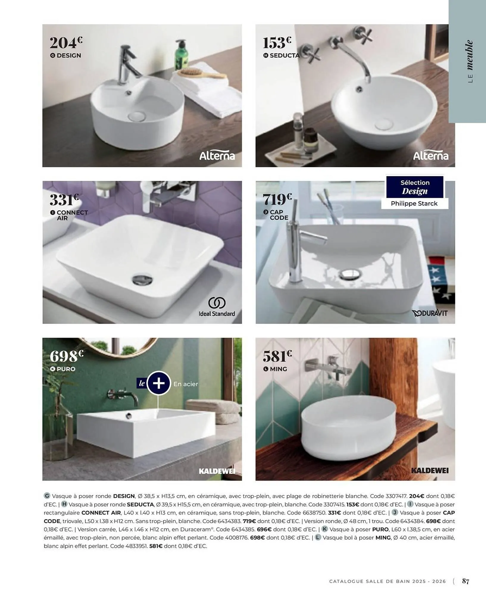 Catalogue Cedeo du 3 juin au 31 décembre 2025 - Catalogue page 87