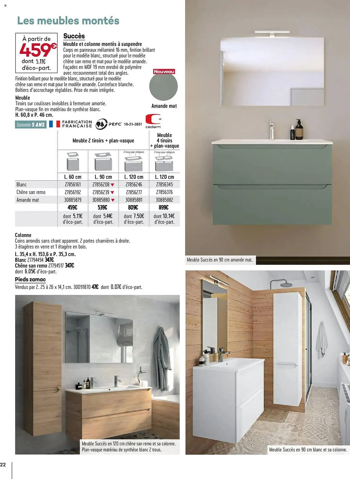 Catalogue Gedimat du 1 avril au 30 avril 2026 - Catalogue page 22