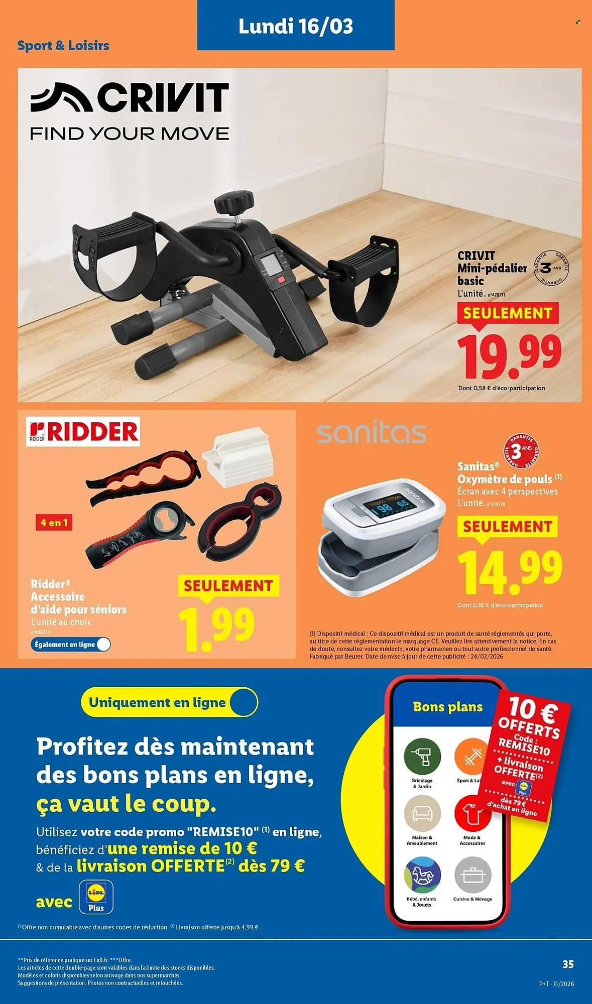 Catalogue Lidl du 16 mars au 19 mars 2026 - Catalogue page 16