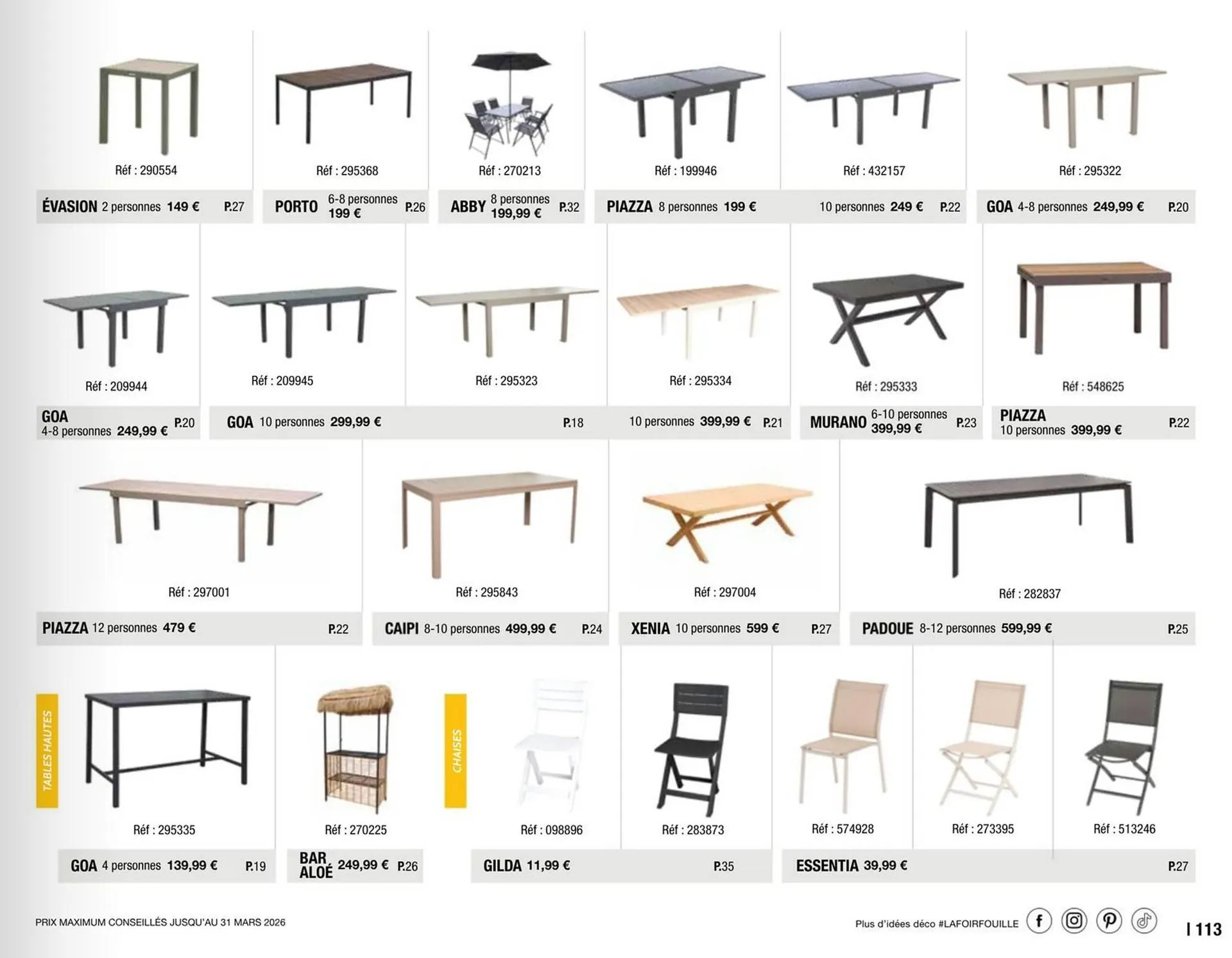 Catalogue La Foir'Fouille du 2 mars au 31 août 2026 - Catalogue page 113