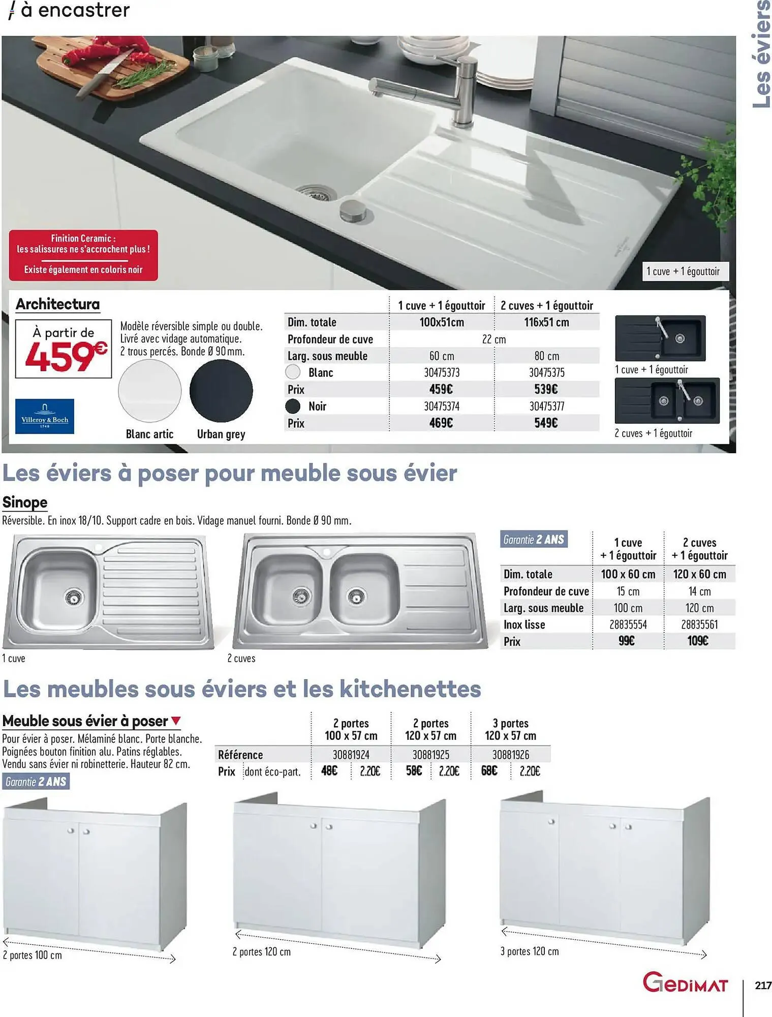 Catalogue Gedimat du 1 avril au 30 avril 2026 - Catalogue page 217