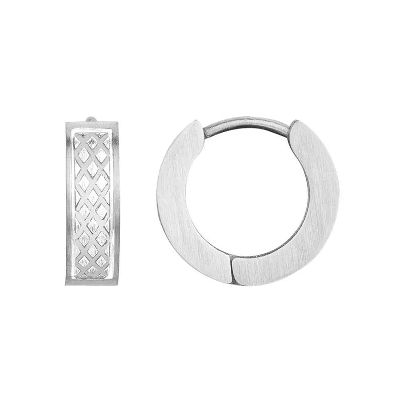 Créoles Anis en Acier 316L