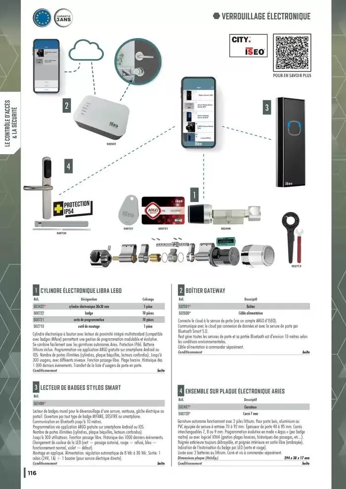 Guide Quincaillerie Serrurerie 2025 - 2026 du 1 avril au 1 avril 2026 - Catalogue page 118