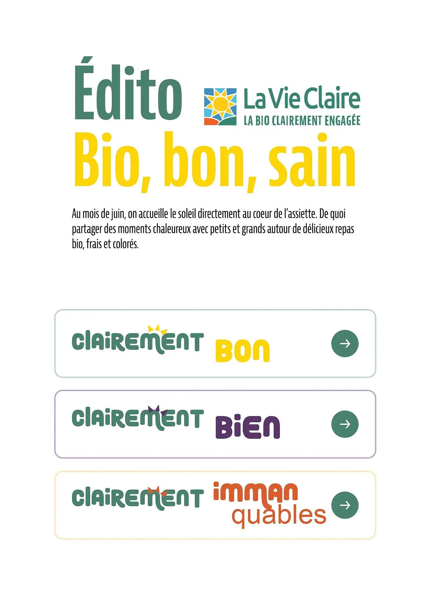 Catalogue La Vie Claire du 30 mai au 26 juin 2024 - Catalogue page 2