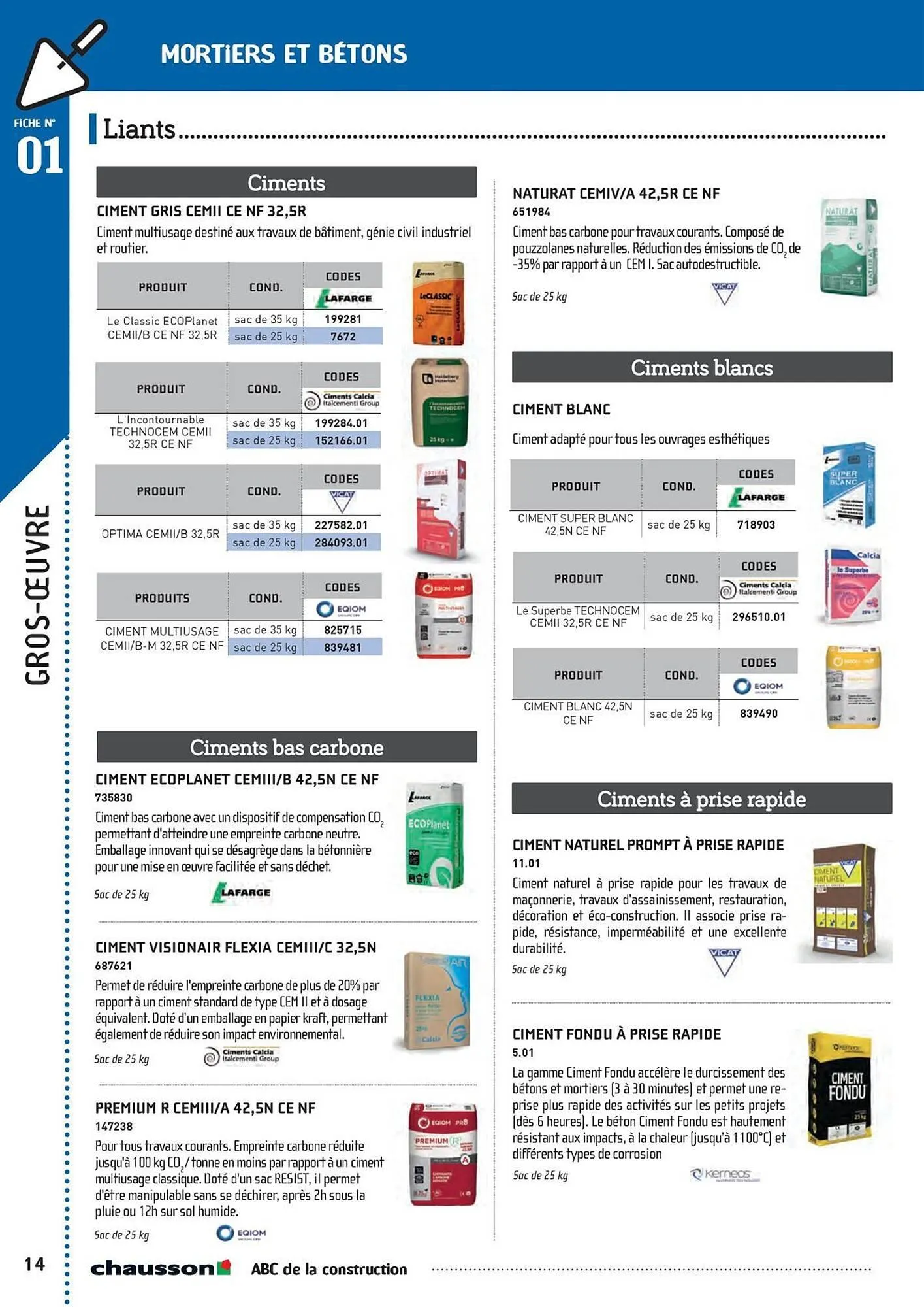 Catalogue Chausson Matériaux du 2 mai au 31 décembre 2025 - Catalogue page 16