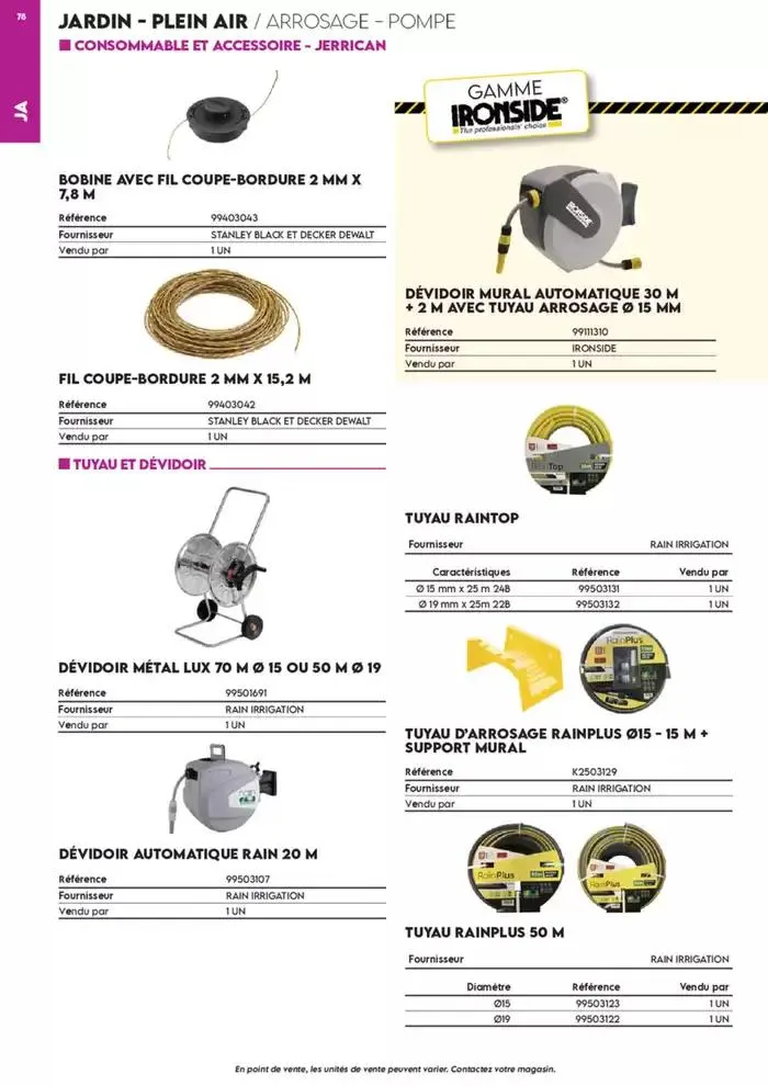 Tout faire +de 15 000 Produits du 17 décembre au 30 juin 2025 - Catalogue page 731