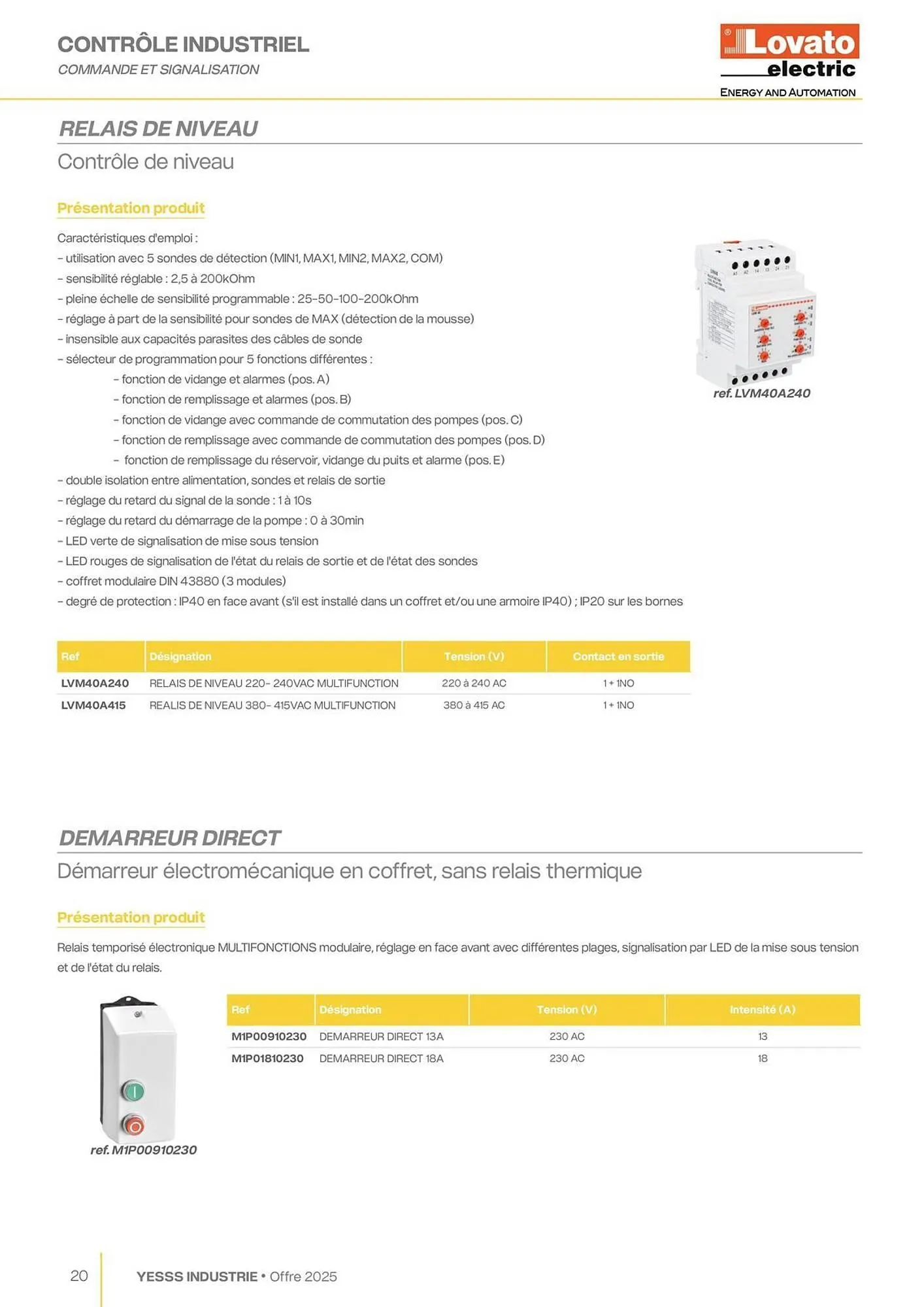 Catalogue Yesss electrique du 28 janvier au 31 décembre 2025 - Catalogue page 22