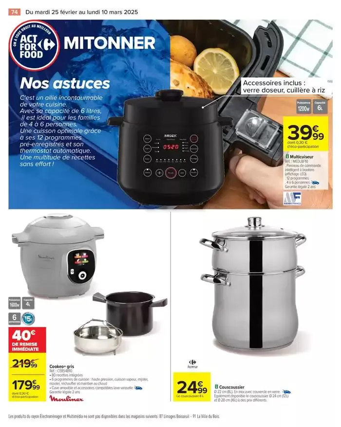 -50% SUR LE 2ÈME - CHOCOLAT ET CAFÉ du 25 février au 10 mars 2025 - Catalogue page 76