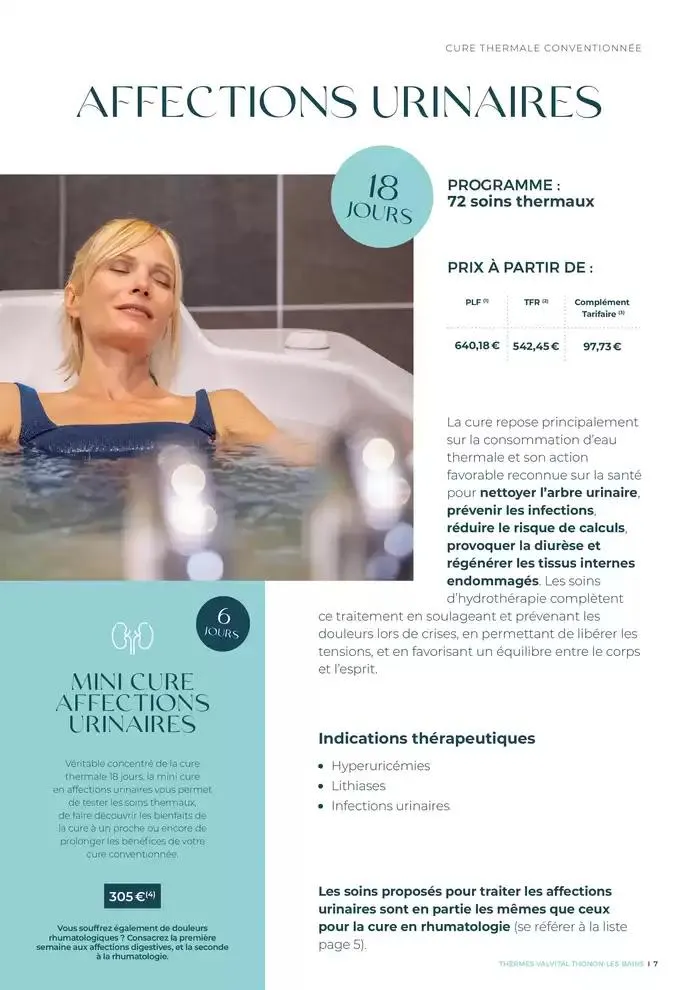ValVital Brochure établissement Thonon-les-Bains 2025 du 3 mars au 29 novembre 2025 - Catalogue page 7
