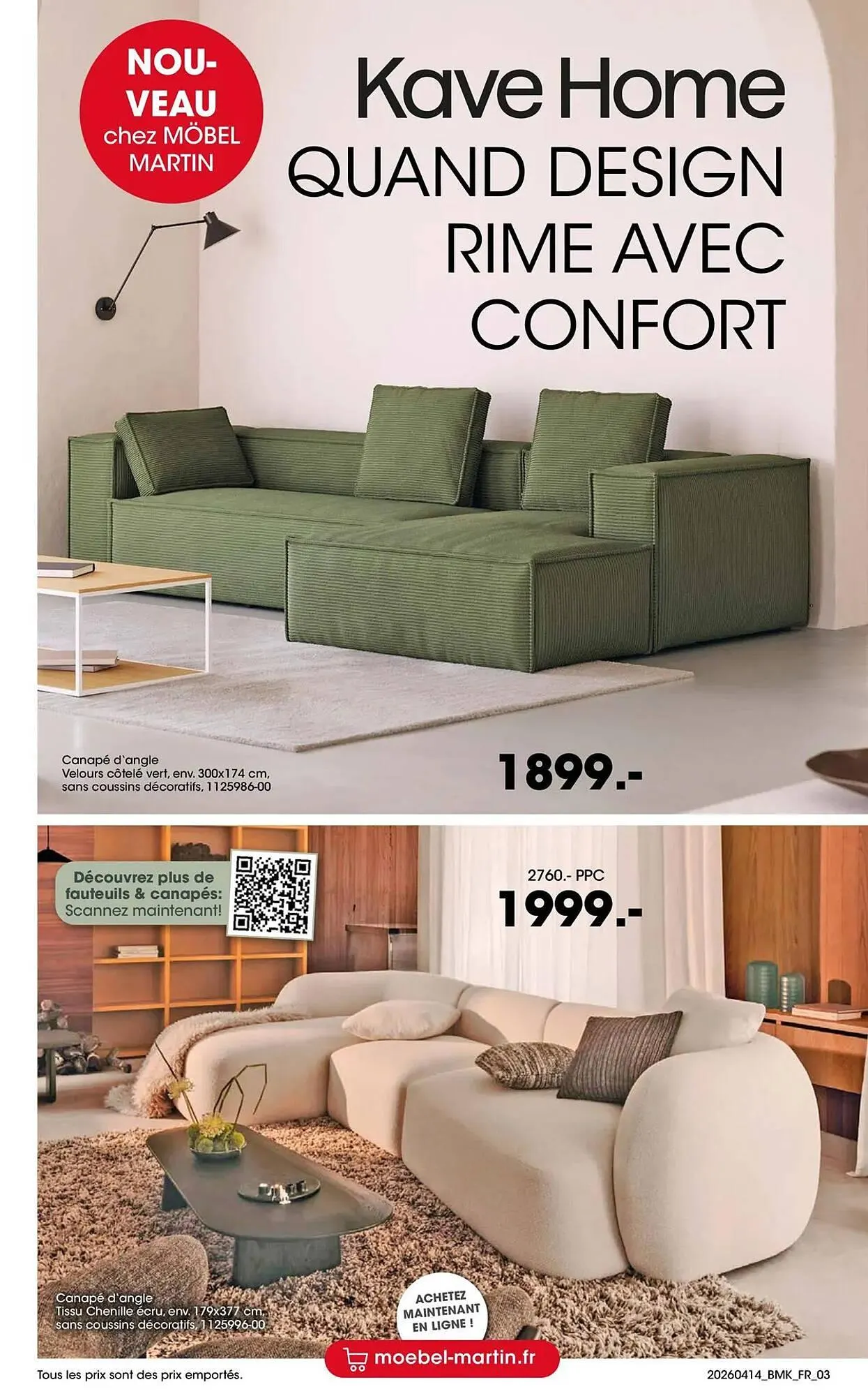 Catalogue Möbel Martin du 13 avril au 30 avril 2026 - Catalogue page 3