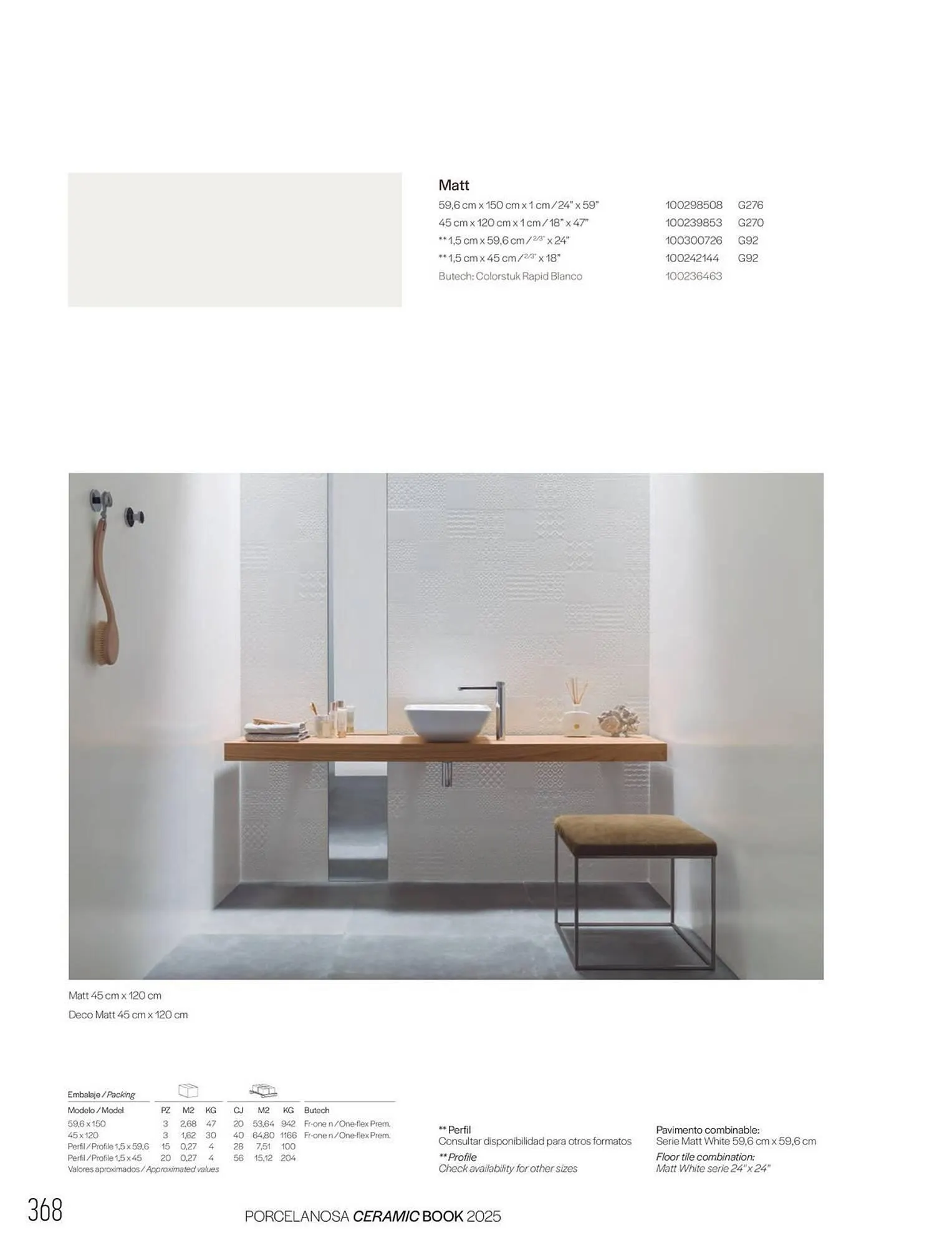 Catalogue Porcelanosa du 27 janvier au 31 décembre 2025 - Catalogue page 370