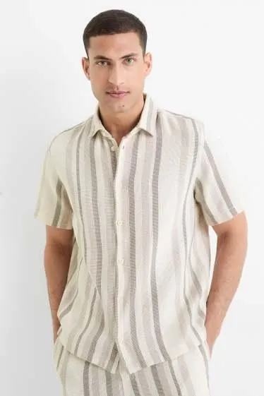 Shirt - regular fit - Kent collar - striped