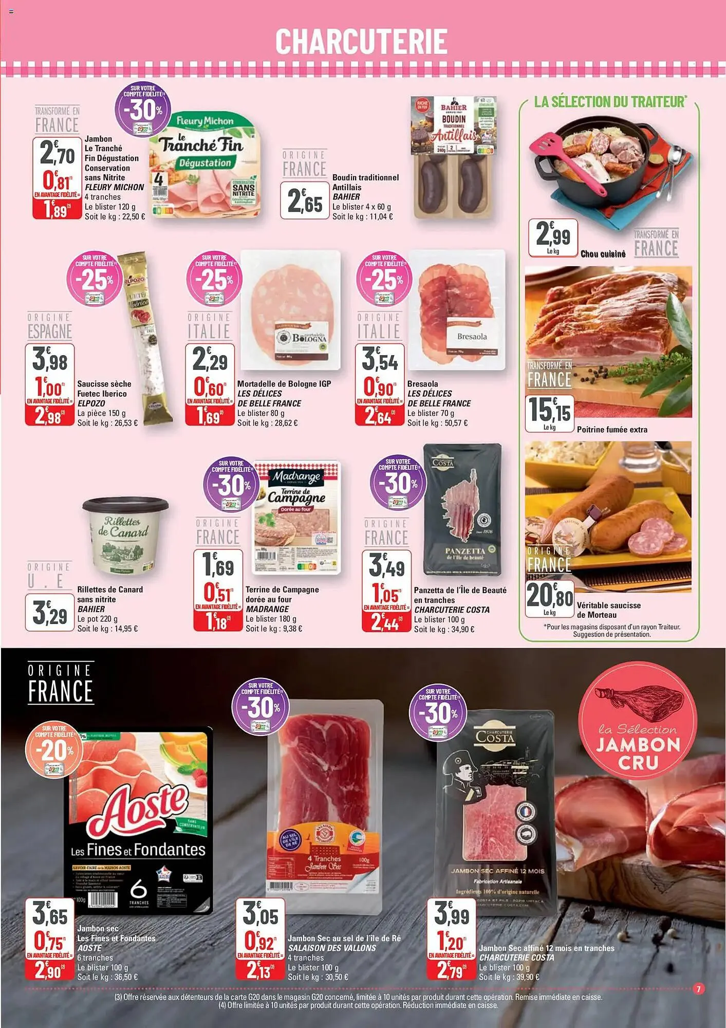 Catalogue G20 du 22 octobre au 2 novembre 2025 - Catalogue page 7