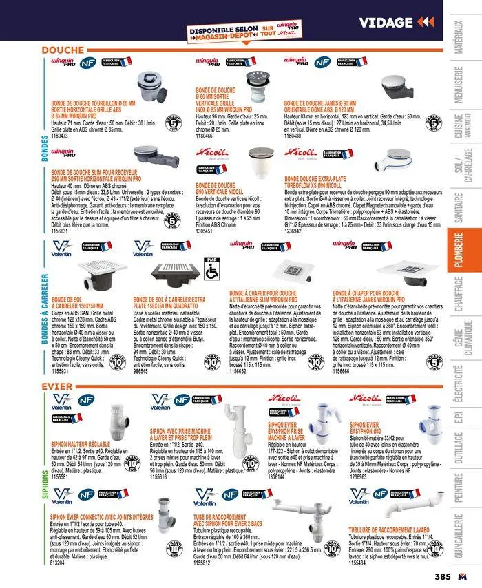 Guide produits 2024 du 15 mars au 31 décembre 2024 - Catalogue page 385