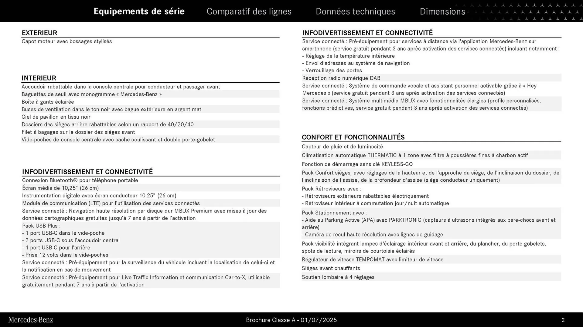 Catalogue Mercedes-Benz du 3 septembre au 3 septembre 2026 - Catalogue page 2