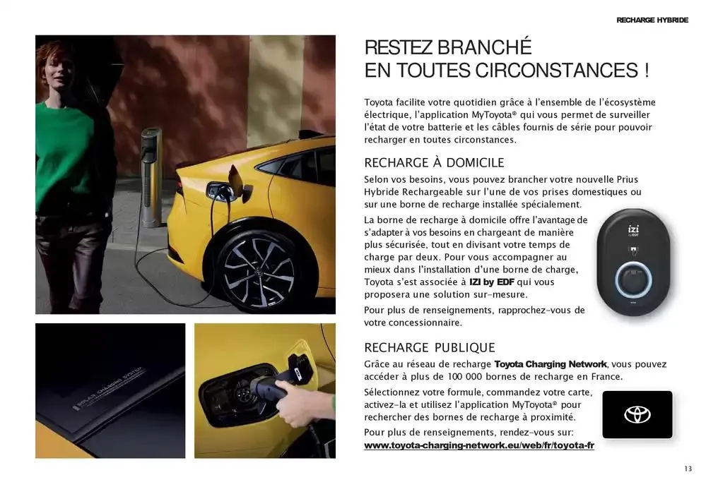 Toyota Prius Hybride Rechargeable du 16 décembre au 14 décembre 2025 - Catalogue page 13