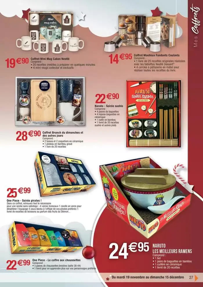 Déco (18j) Kdo Mode festif du 19 novembre au 15 décembre 2024 - Catalogue page 27